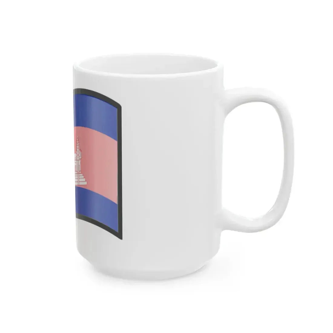 Nuvola Cambodia flag (Cambodia) White Coffee Mug - Go Mug Yourself