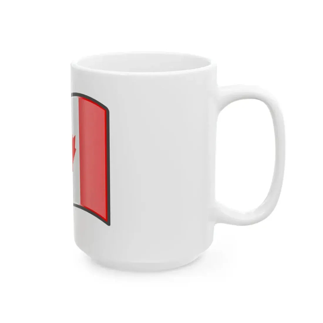Nuvola Canada flag (Canada) White Coffee Mug - Go Mug Yourself
