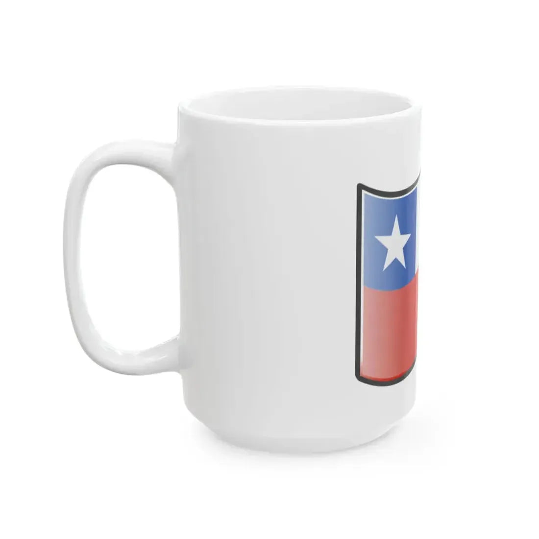 Nuvola Chile flag (Chile) White Coffee Mug - Go Mug Yourself