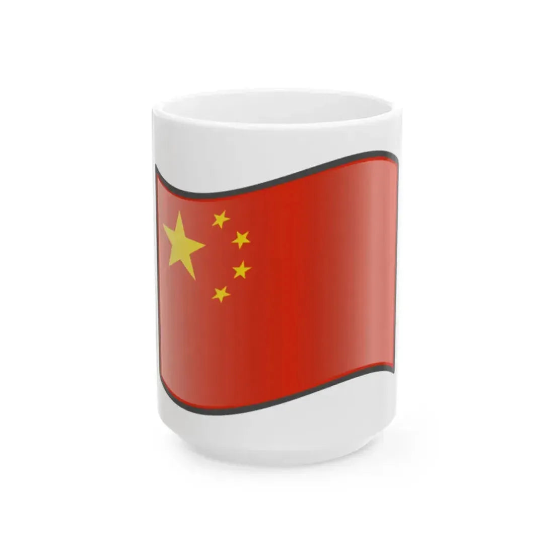 Nuvola Chinese flag (China) White Coffee Mug 15oz - Go Mug Yourself