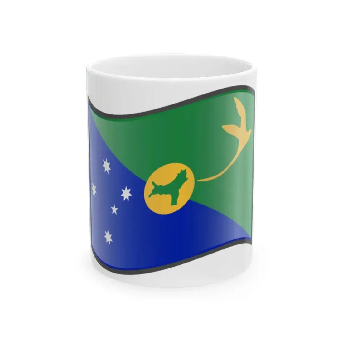 Nuvola Christmas flag (Australia) White Coffee Mug 11oz - Go Mug Yourself