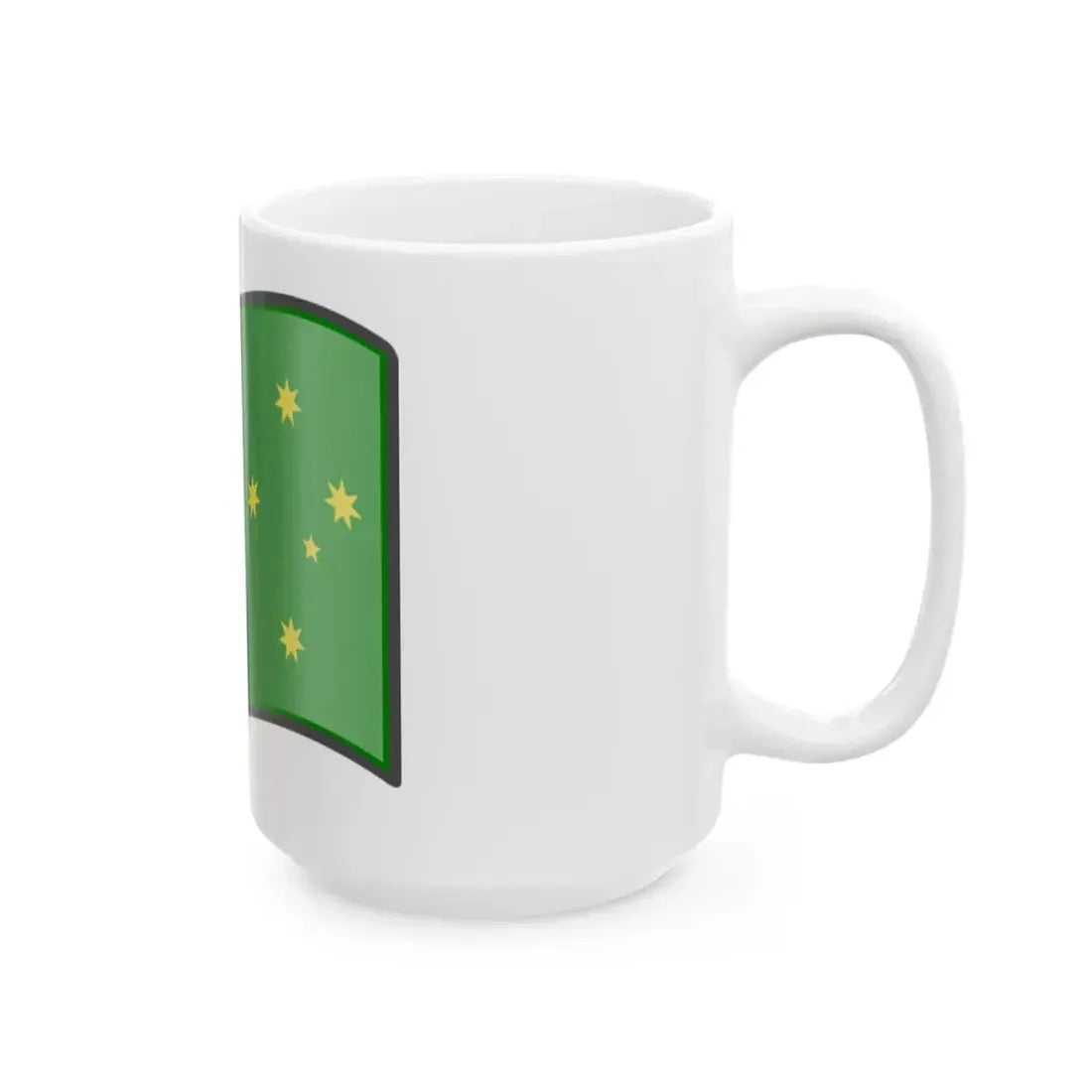 Nuvola Cocos flag (Australia) White Coffee Mug - Go Mug Yourself