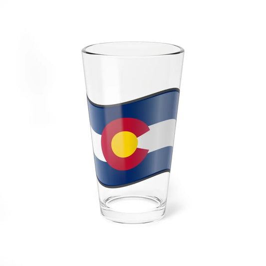 Nuvola Colorado flag (United States) Pint Glass 16oz 16oz - Go Mug Yourself