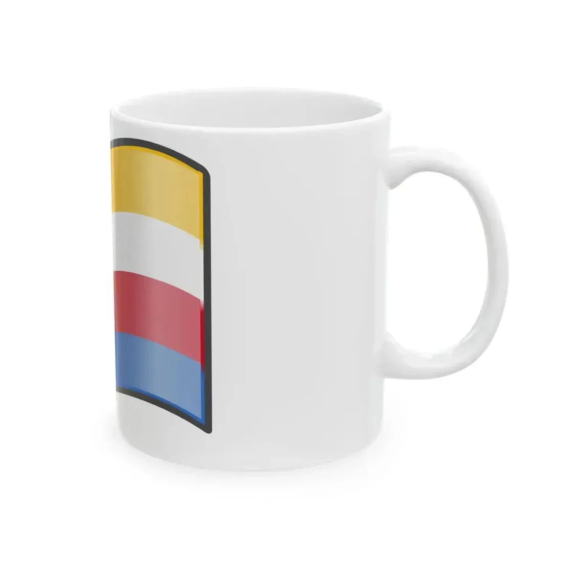 Nuvola Comorian flag (Comoros) White Coffee Mug - Go Mug Yourself