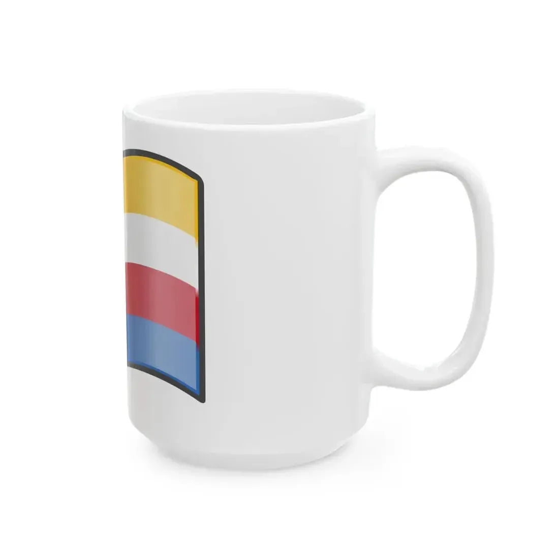 Nuvola Comorian flag (Comoros) White Coffee Mug - Go Mug Yourself