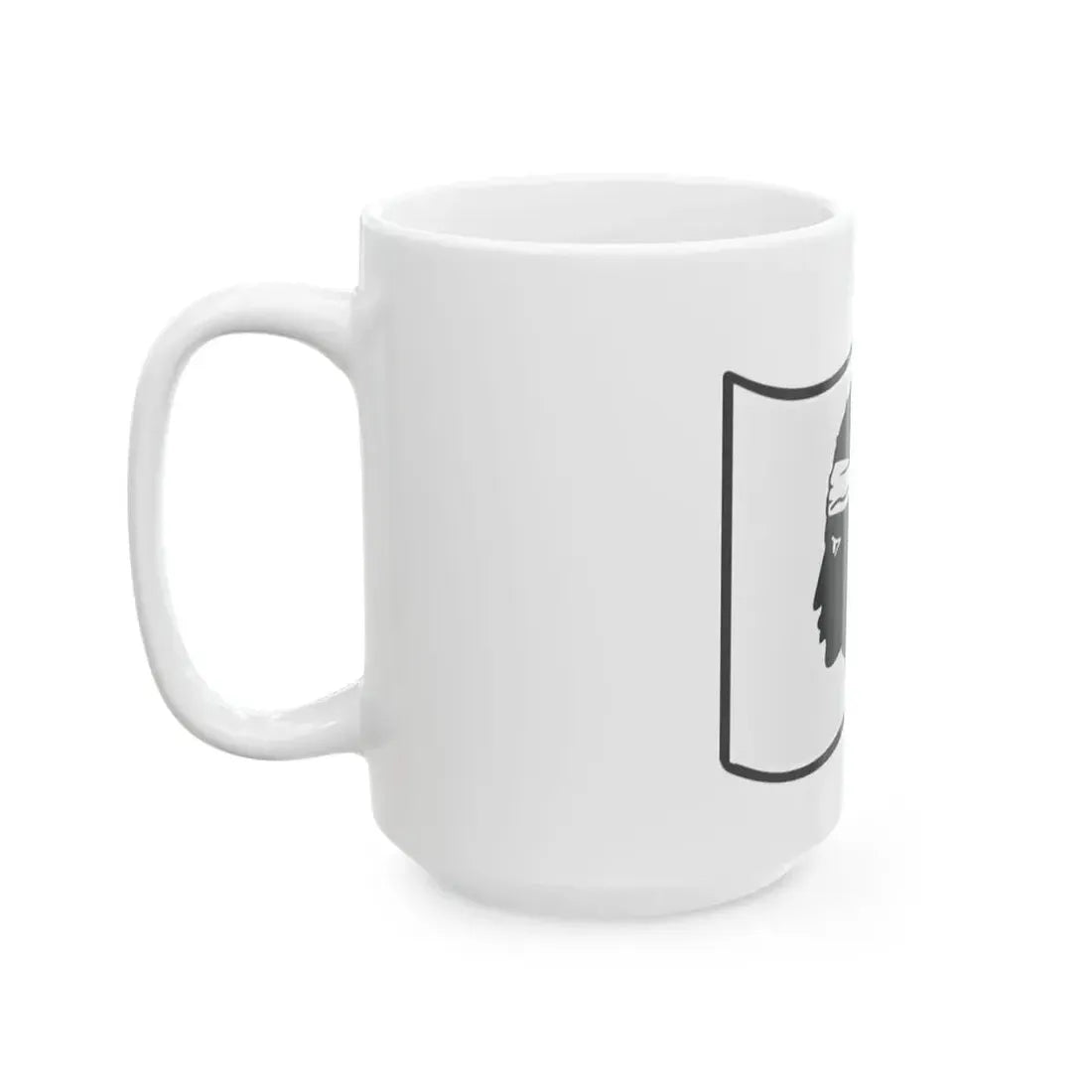 Nuvola Corsica flag (France) White Coffee Mug - Go Mug Yourself