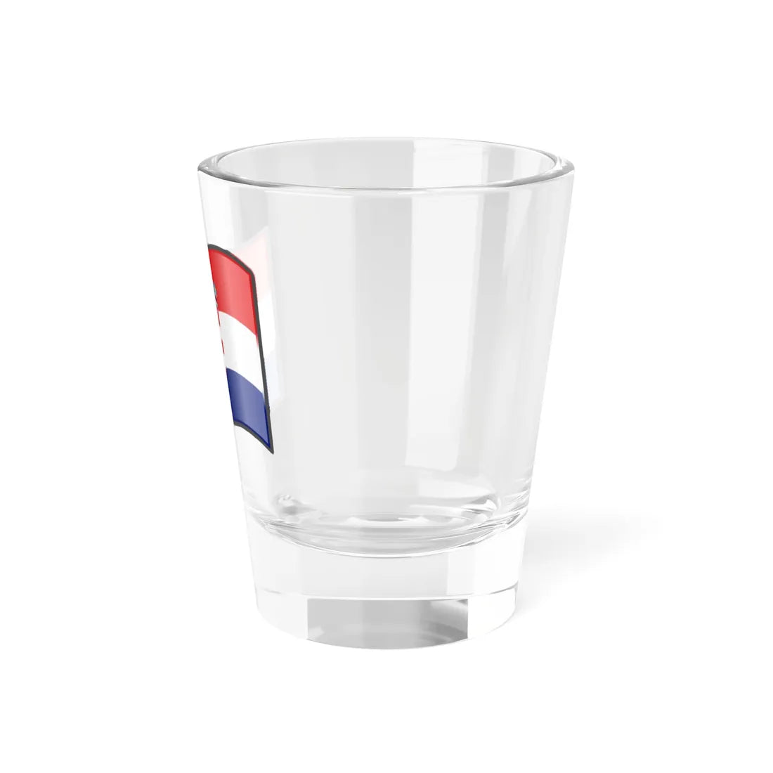 Nuvola Croatian flag (Croatia) Shot Glass 1.5oz - Go Mug Yourself
