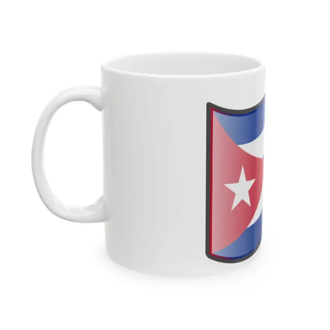 Nuvola Cuban flag (Cuba) White Coffee Mug - Go Mug Yourself