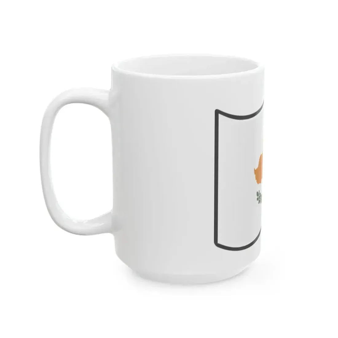 Nuvola Cypriot flag (Cyprus) White Coffee Mug - Go Mug Yourself