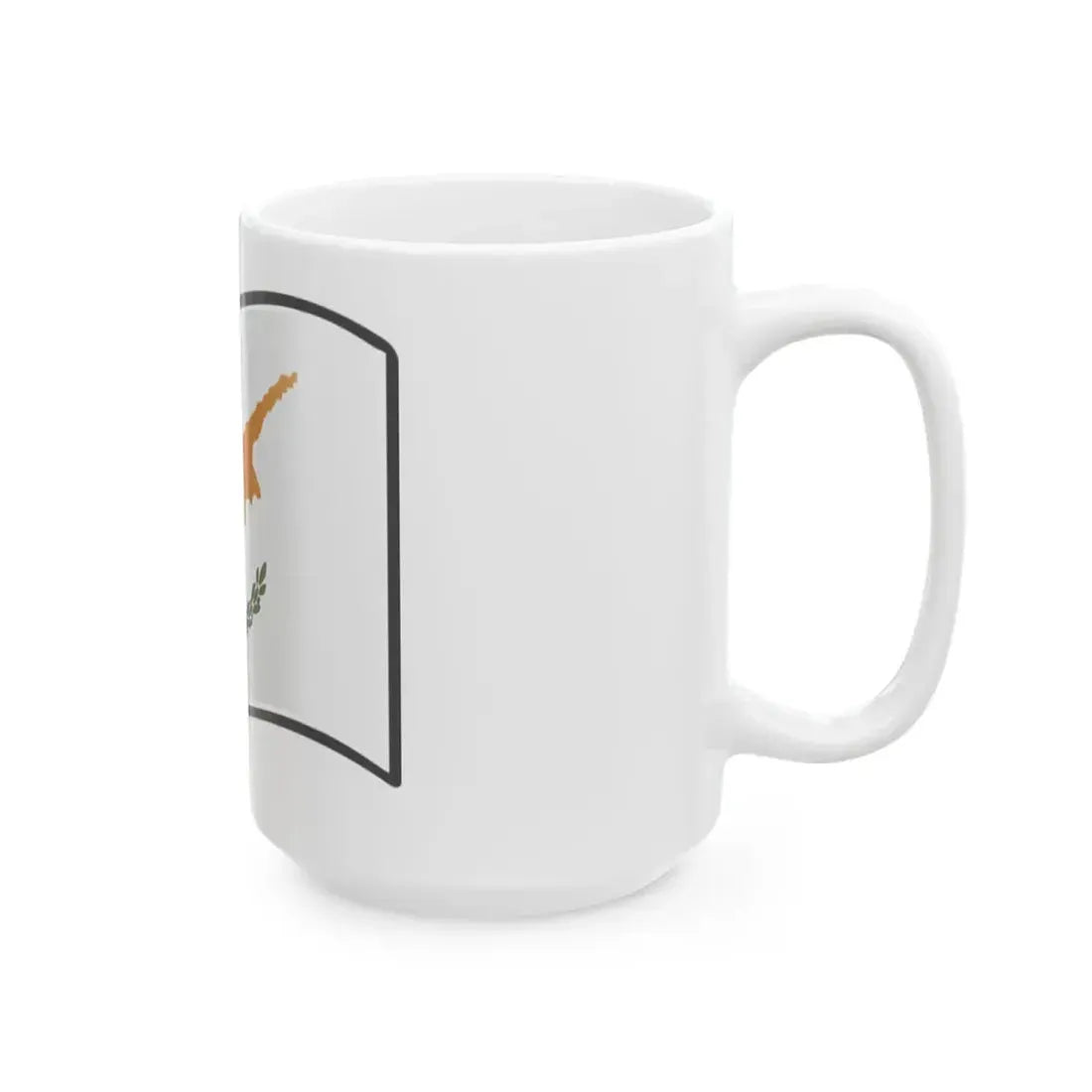 Nuvola Cypriot flag (Cyprus) White Coffee Mug - Go Mug Yourself