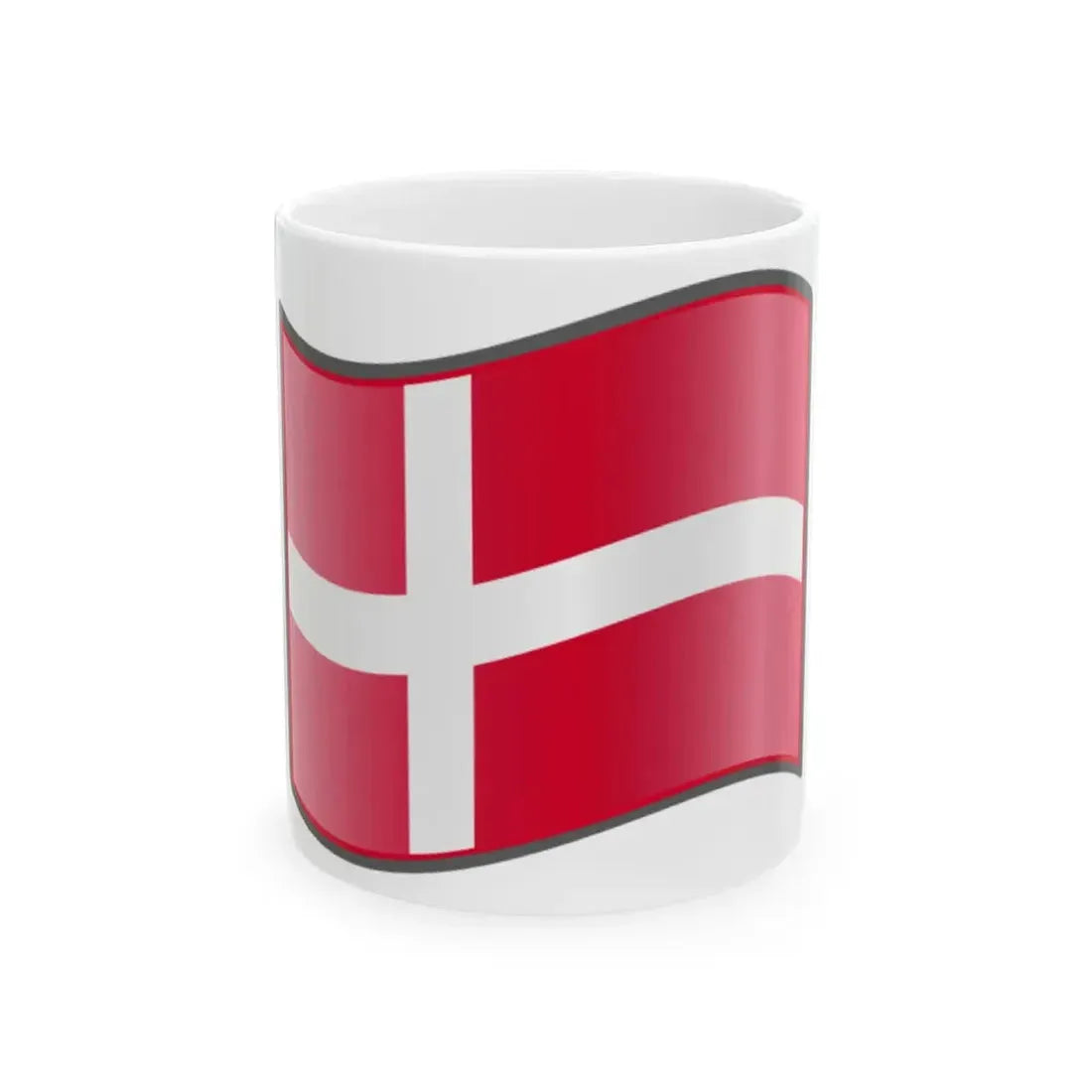 Nuvola Danish flag (Denmark) White Coffee Mug 11oz - Go Mug Yourself