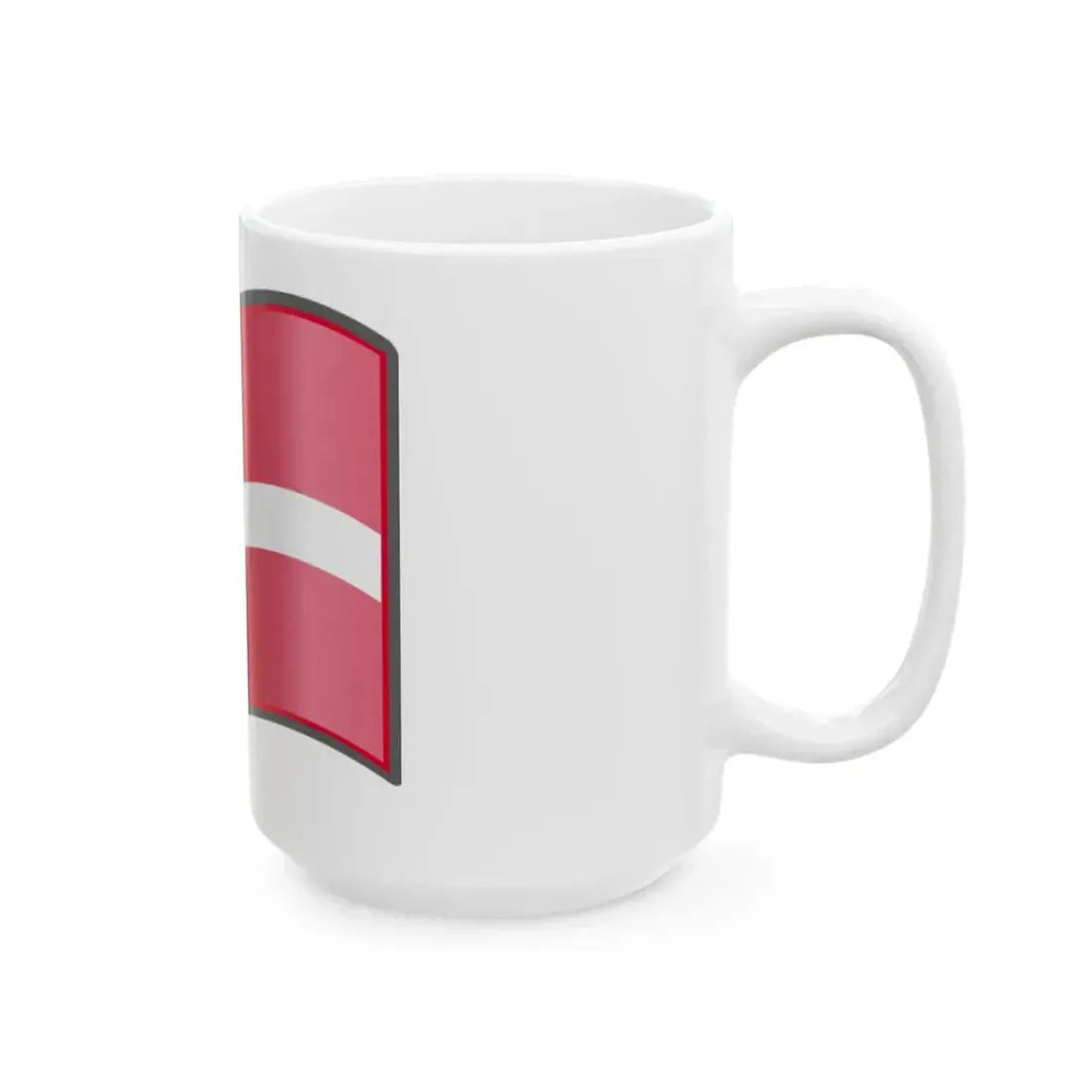 Nuvola Danish flag (Denmark) White Coffee Mug - Go Mug Yourself