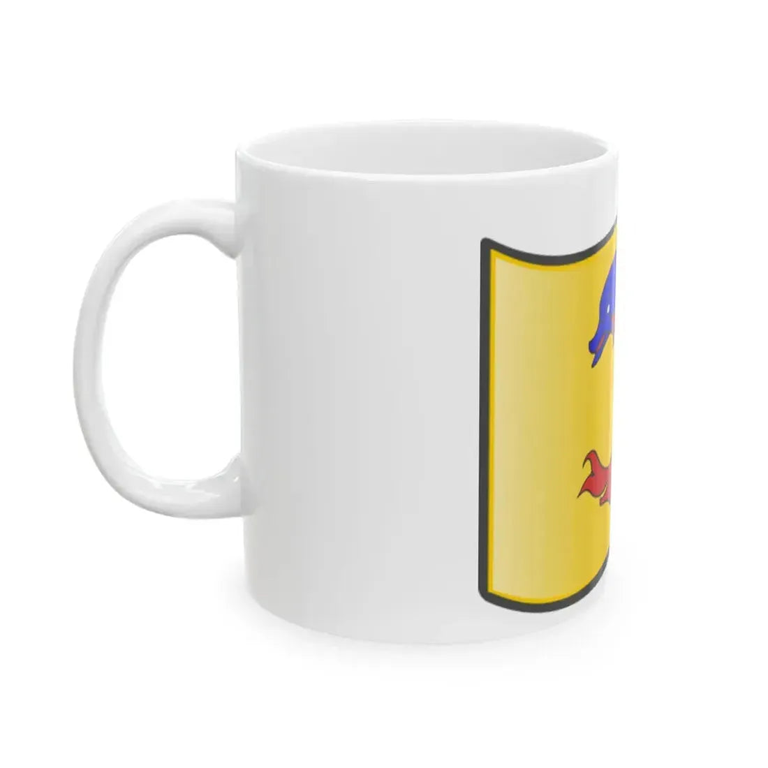 Nuvola Dauphine flag (France) White Coffee Mug - Go Mug Yourself