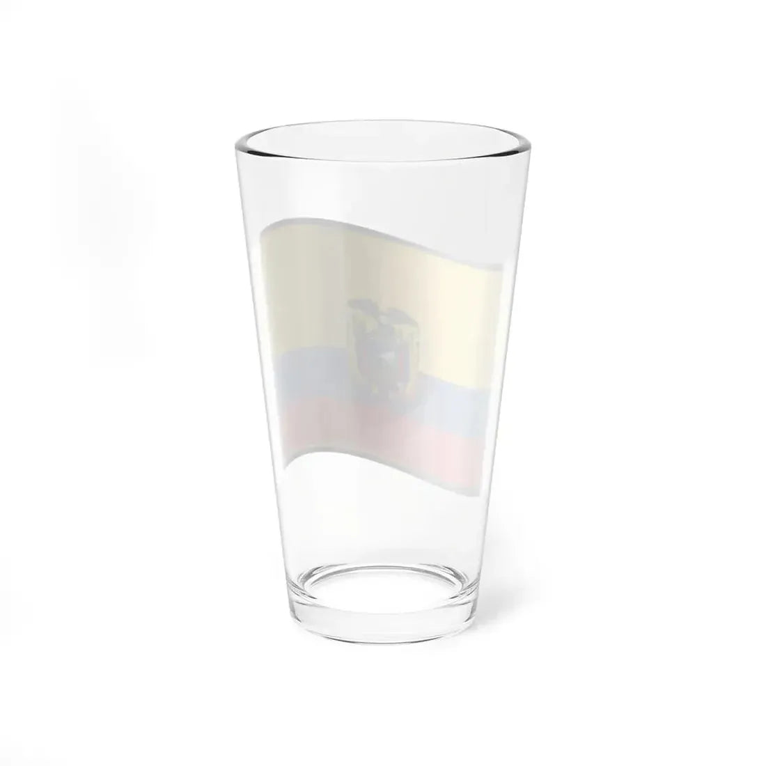 Nuvola Ecuadorian flag (Ecuador) Pint Glass 16oz - Go Mug Yourself