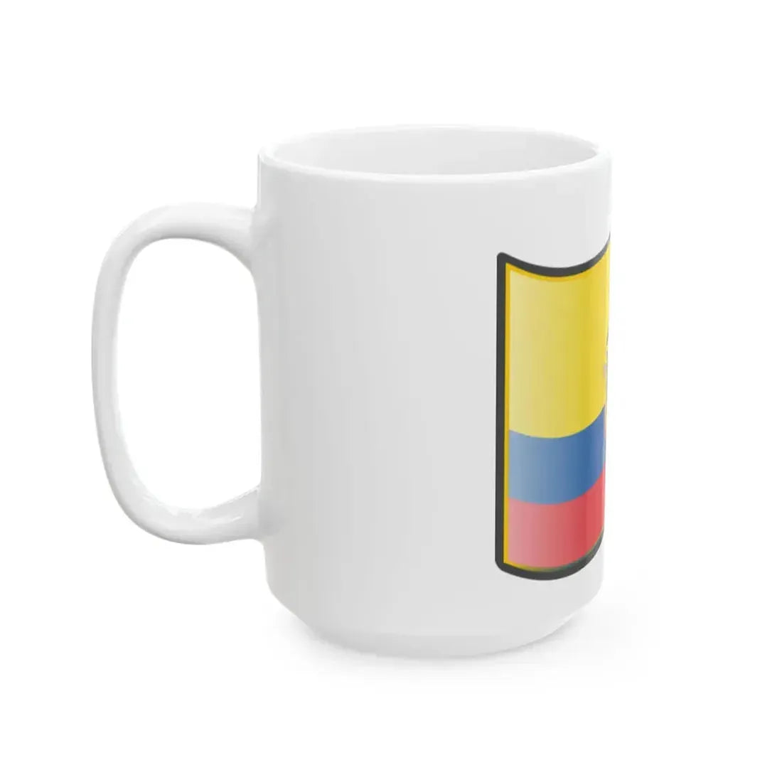 Nuvola Ecuadorian flag (Ecuador) White Coffee Mug - Go Mug Yourself