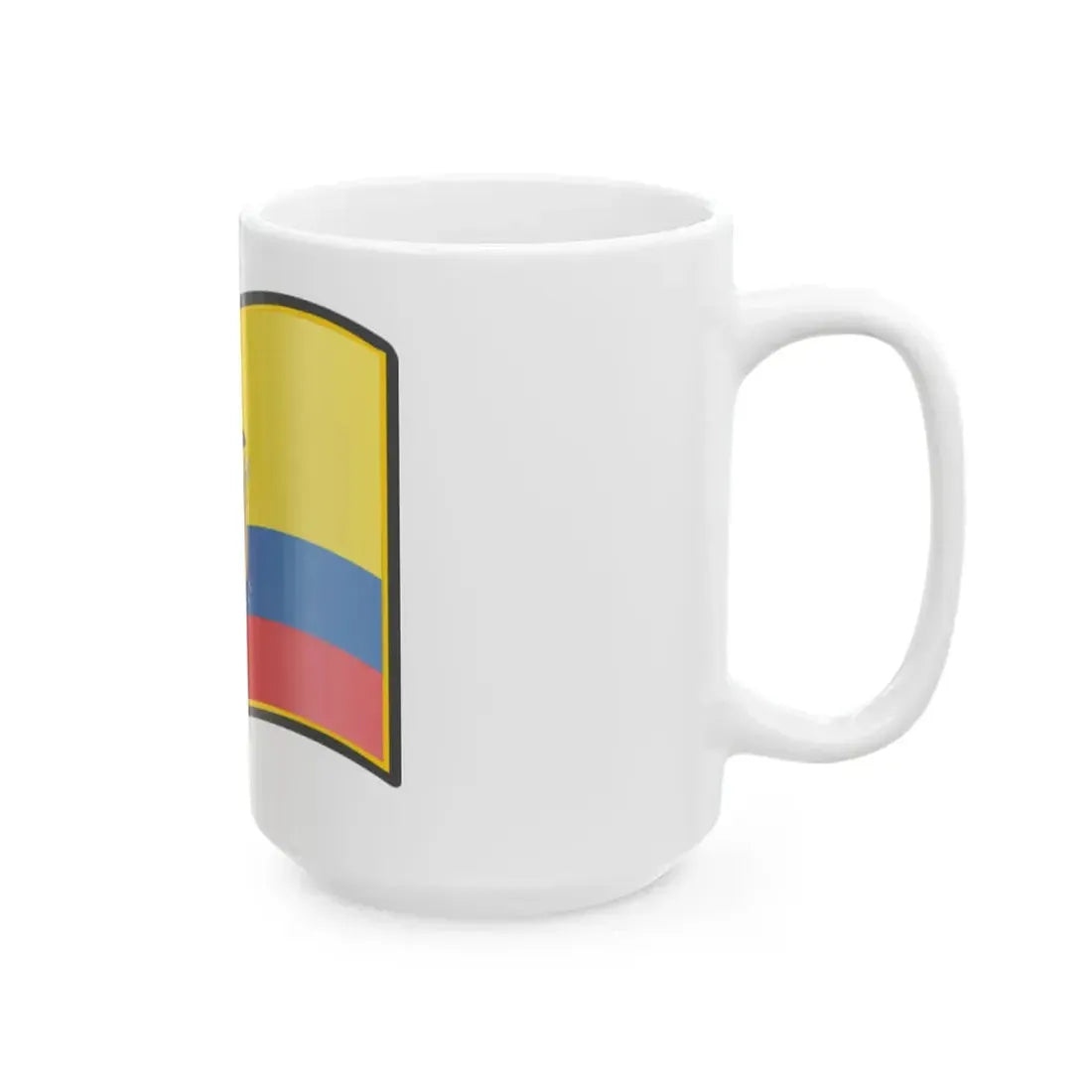 Nuvola Ecuadorian flag (Ecuador) White Coffee Mug - Go Mug Yourself