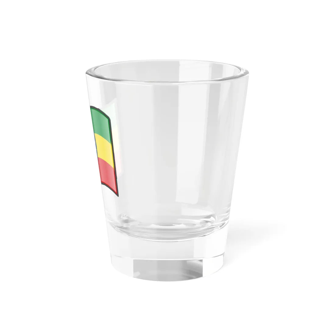Nuvola Ethiopian flag (Ethiopia) Shot Glass 1.5oz - Go Mug Yourself