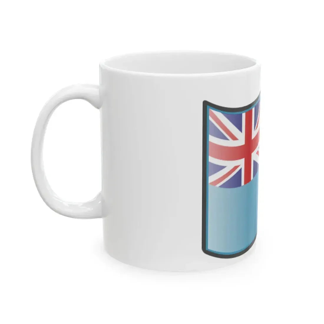 Nuvola Fijian flag (Fiji) White Coffee Mug - Go Mug Yourself