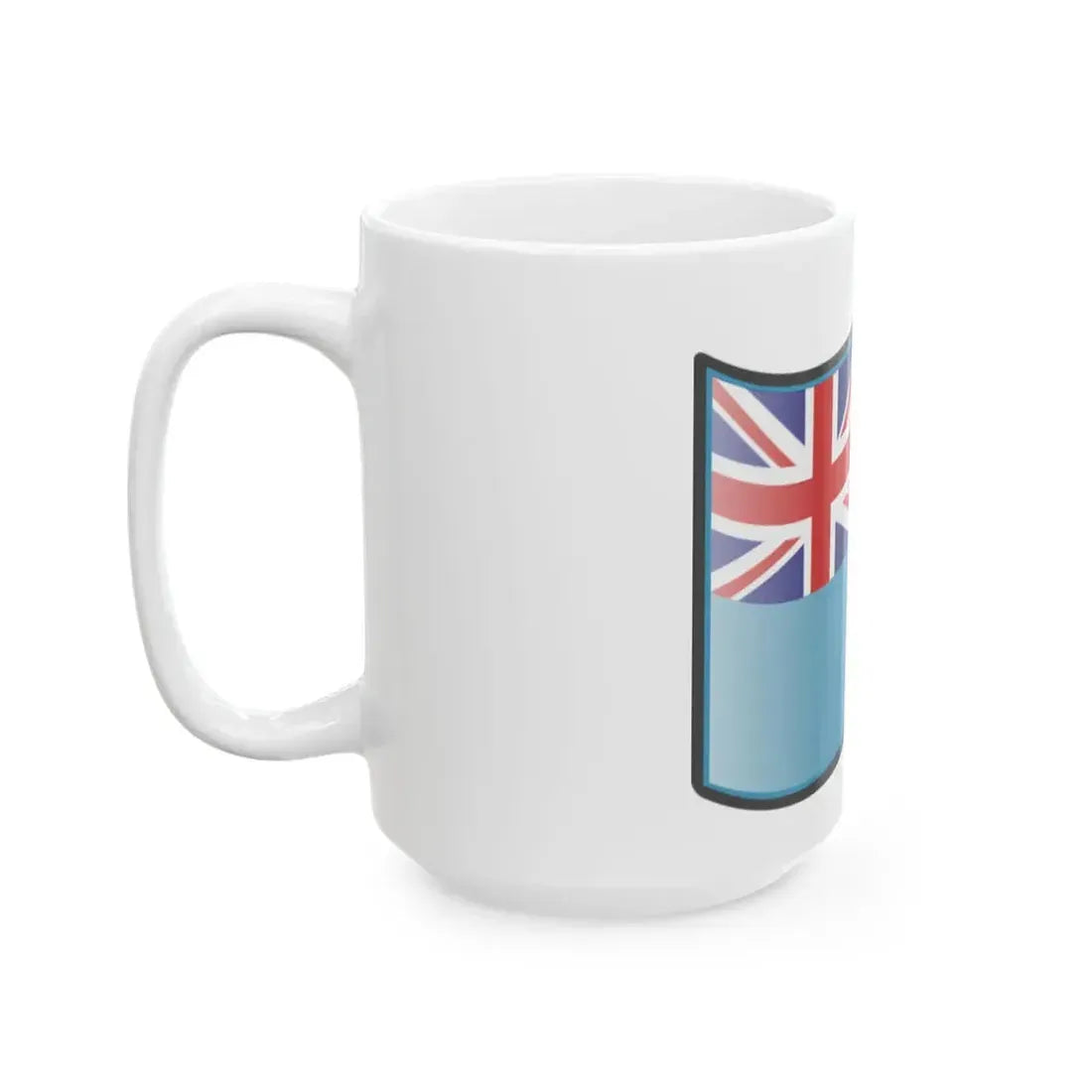 Nuvola Fijian flag (Fiji) White Coffee Mug - Go Mug Yourself