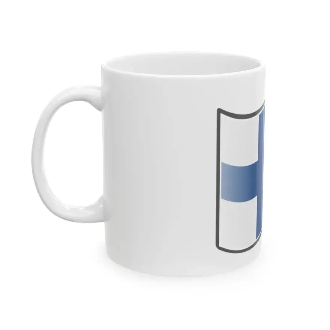 Nuvola Finnish flag (Finland) White Coffee Mug - Go Mug Yourself