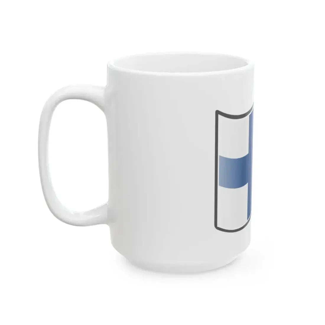 Nuvola Finnish flag (Finland) White Coffee Mug - Go Mug Yourself