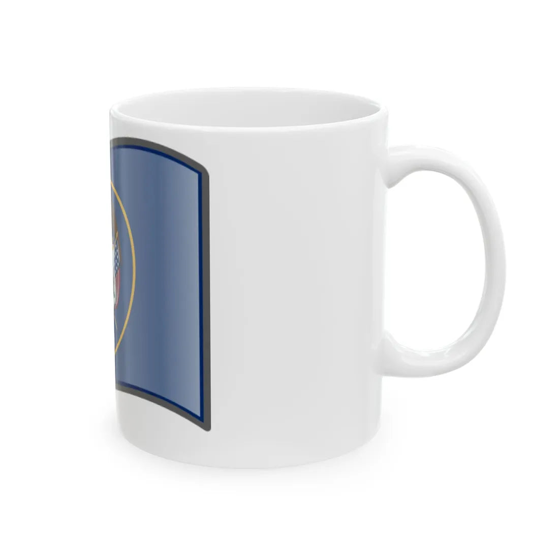 Nuvola flag of Utah (United States) White Coffee Mug - Go Mug Yourself
