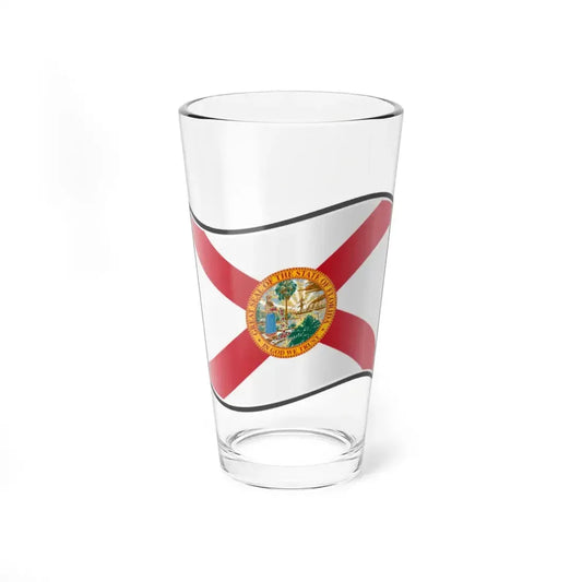 Nuvola Florida flag (United States) Pint Glass 16oz 16oz - Go Mug Yourself