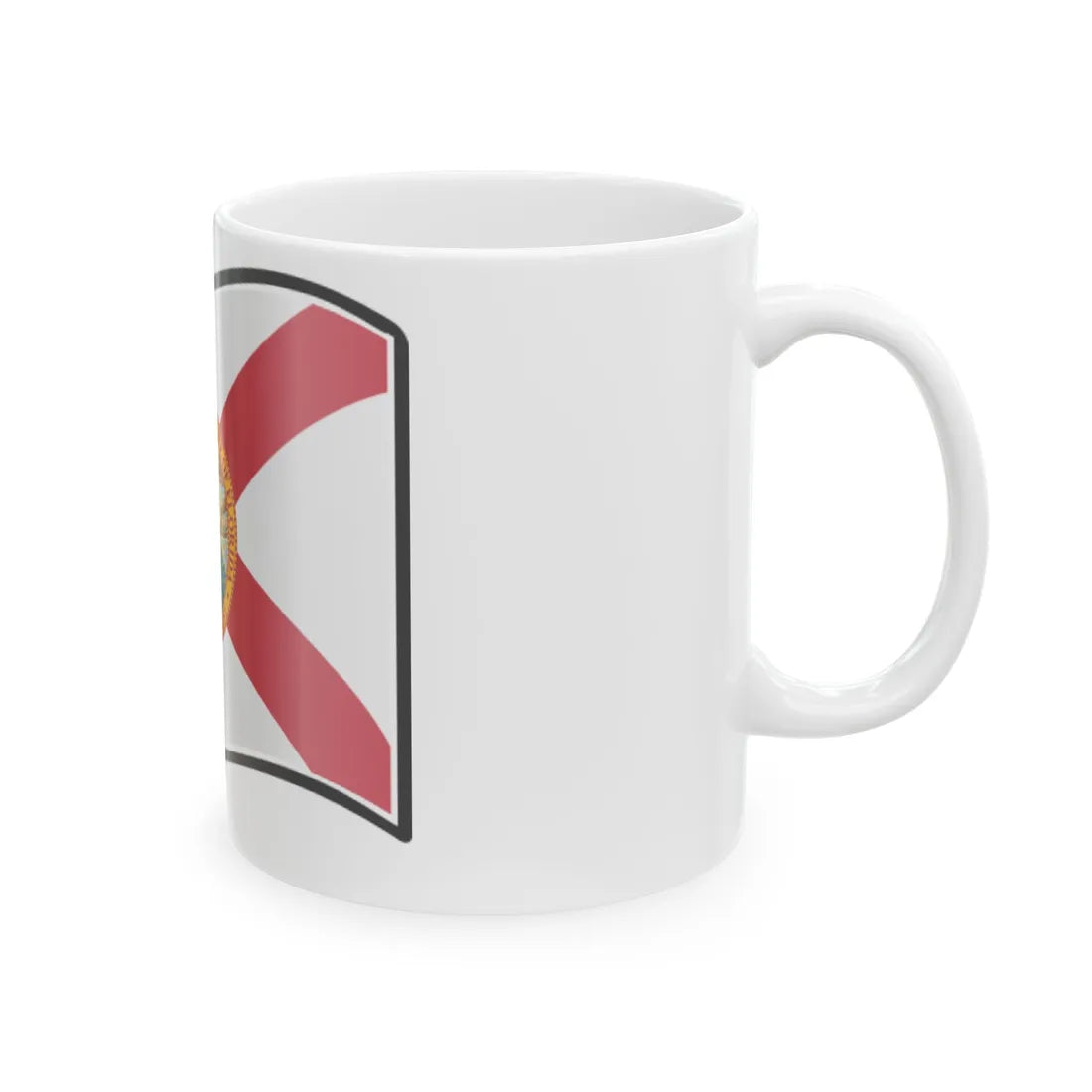 Nuvola Florida flag (United States) White Coffee Mug - Go Mug Yourself