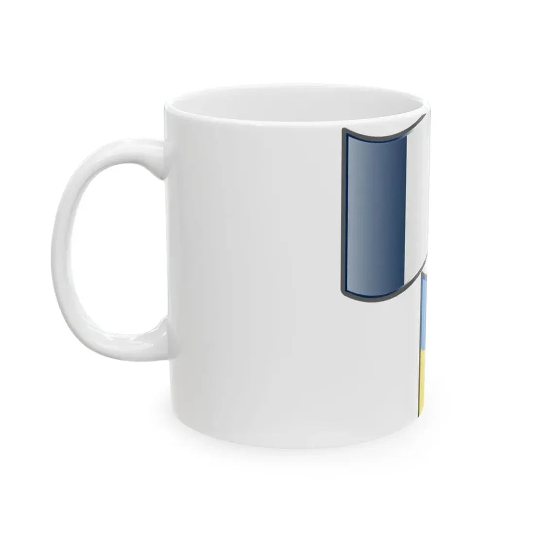Nuvola France Ukraine flags (France) White Coffee Mug - Go Mug Yourself
