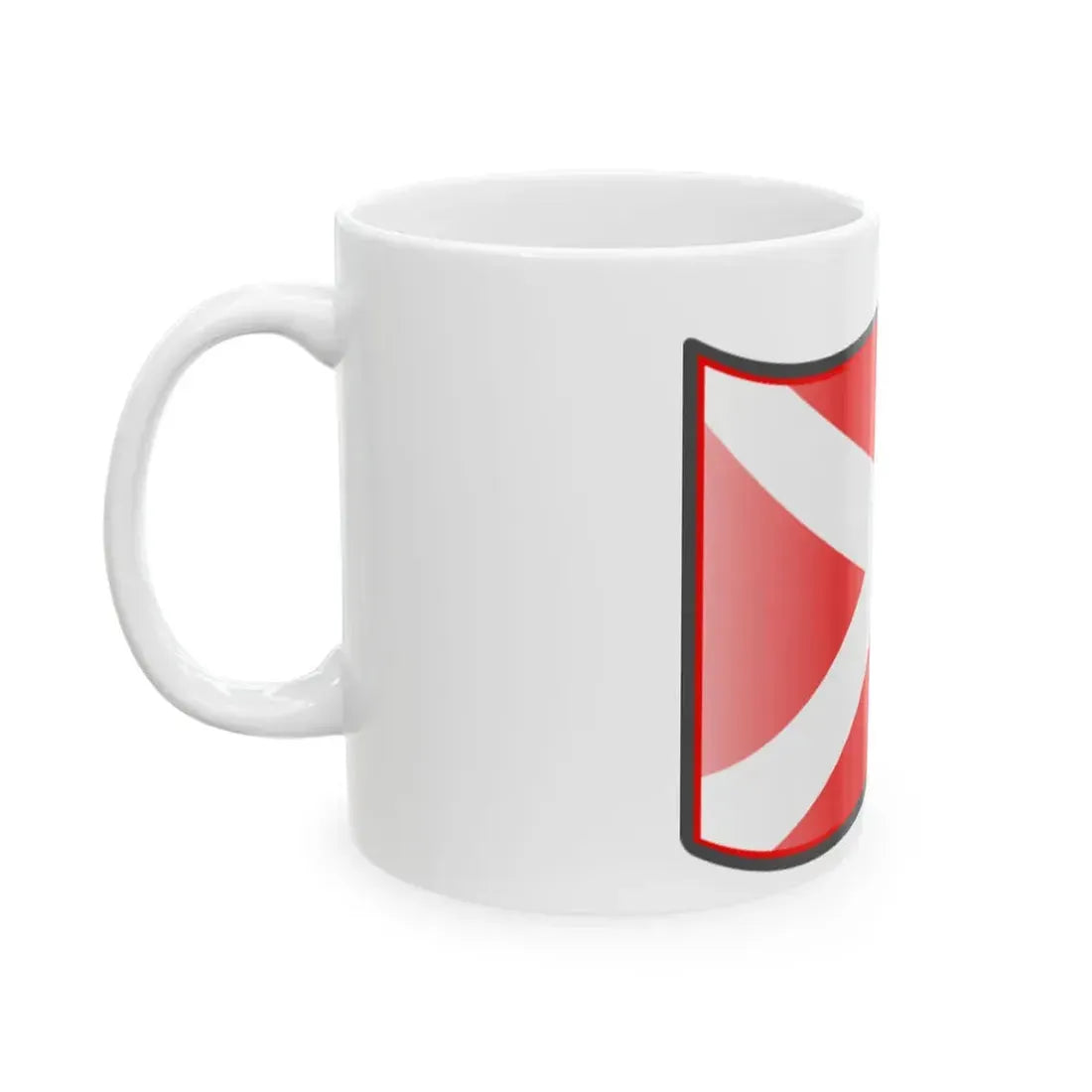 Nuvola Gascony flag (France) White Coffee Mug - Go Mug Yourself
