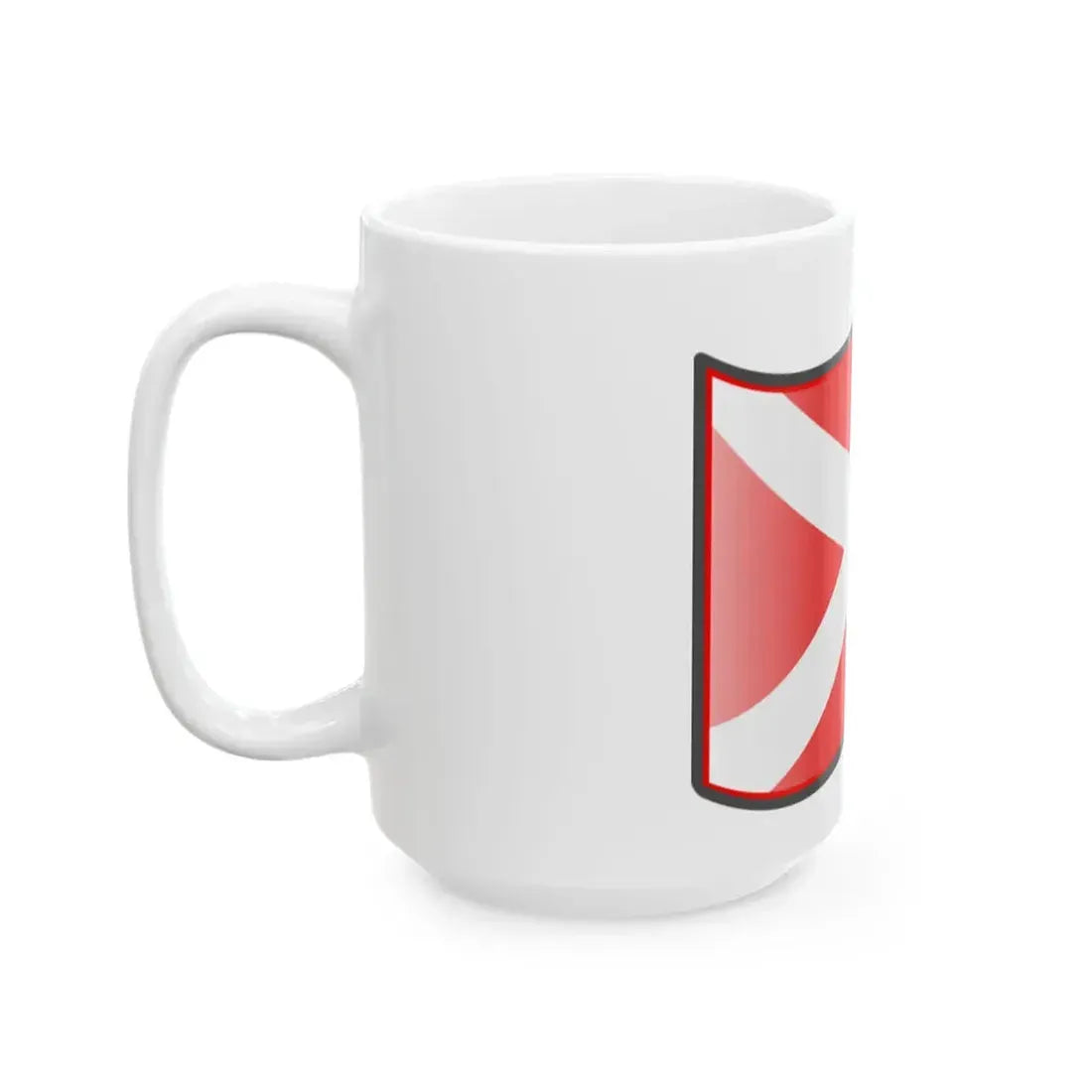 Nuvola Gascony flag (France) White Coffee Mug - Go Mug Yourself