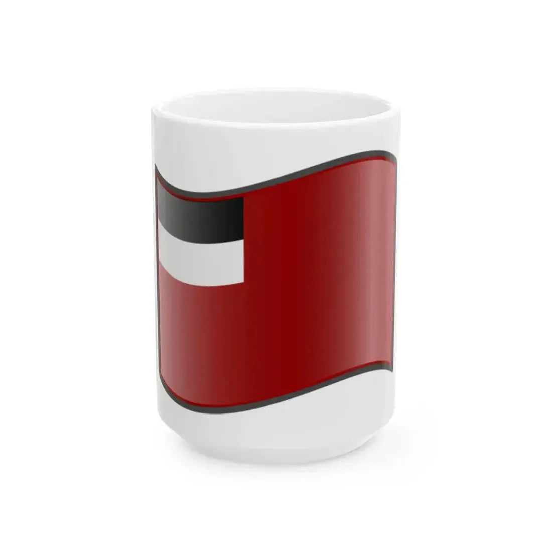Nuvola Georgia flag 1990 (Georgia) White Coffee Mug 15oz - Go Mug Yourself