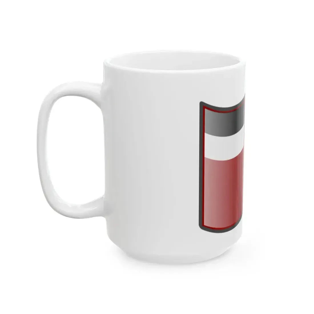 Nuvola Georgia flag 1990 (Georgia) White Coffee Mug - Go Mug Yourself