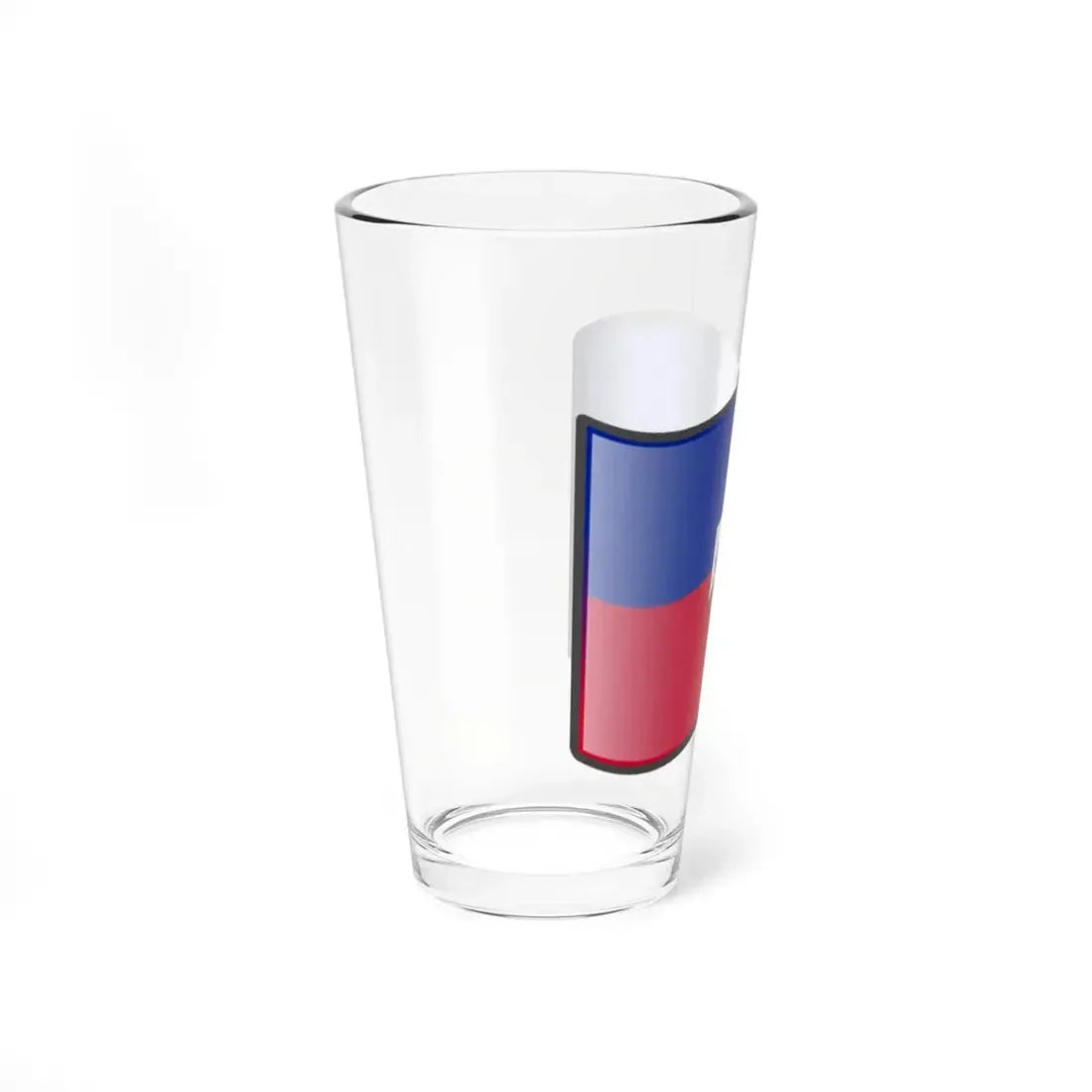 Nuvola Haitian flag (Haiti) Pint Glass 16oz - Go Mug Yourself