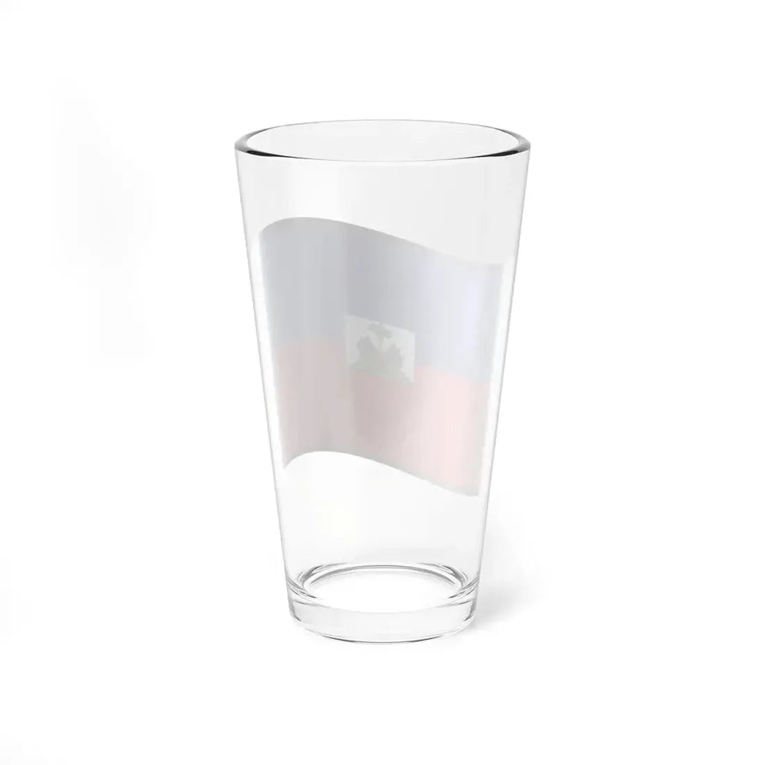 Nuvola Haitian flag (Haiti) Pint Glass 16oz - Go Mug Yourself