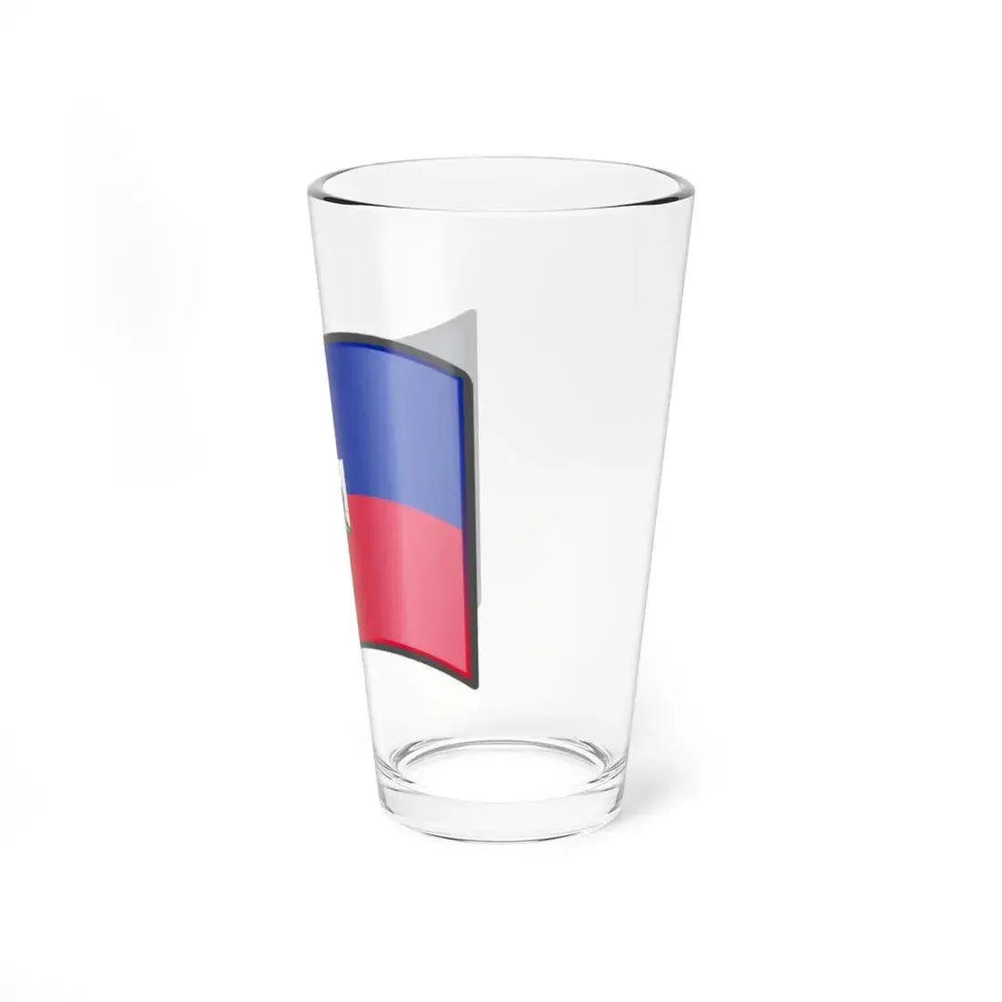 Nuvola Haitian flag (Haiti) Pint Glass 16oz - Go Mug Yourself
