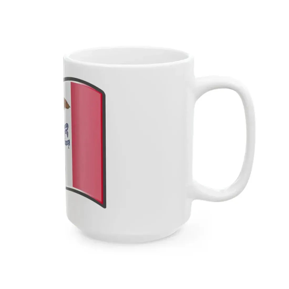 Nuvola Iowa flag (United States) White Coffee Mug - Go Mug Yourself