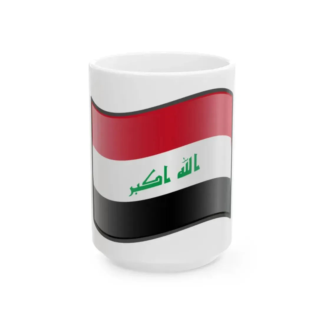 Nuvola Iraqi flag (Iraq) White Coffee Mug 15oz - Go Mug Yourself