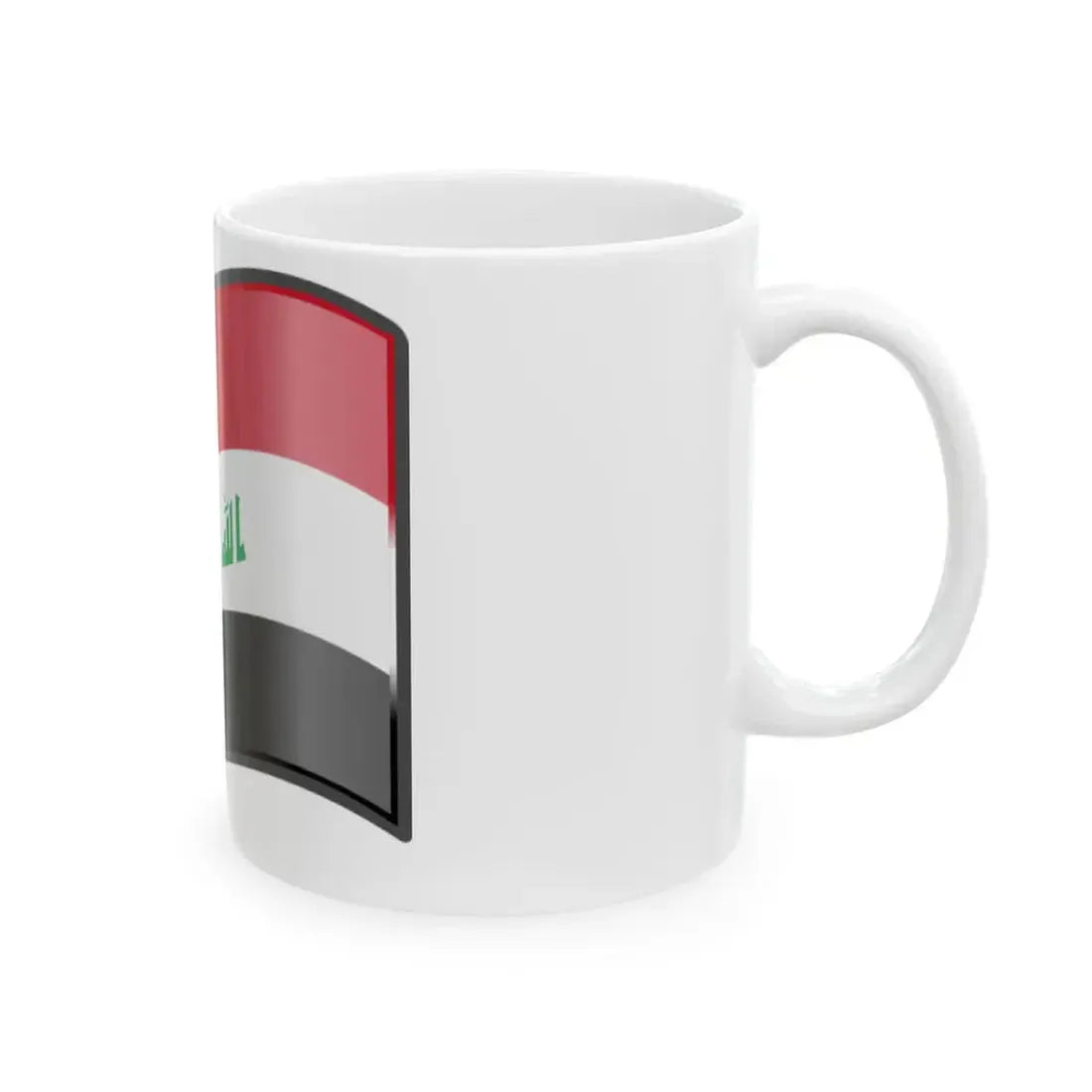 Nuvola Iraqi flag (Iraq) White Coffee Mug - Go Mug Yourself