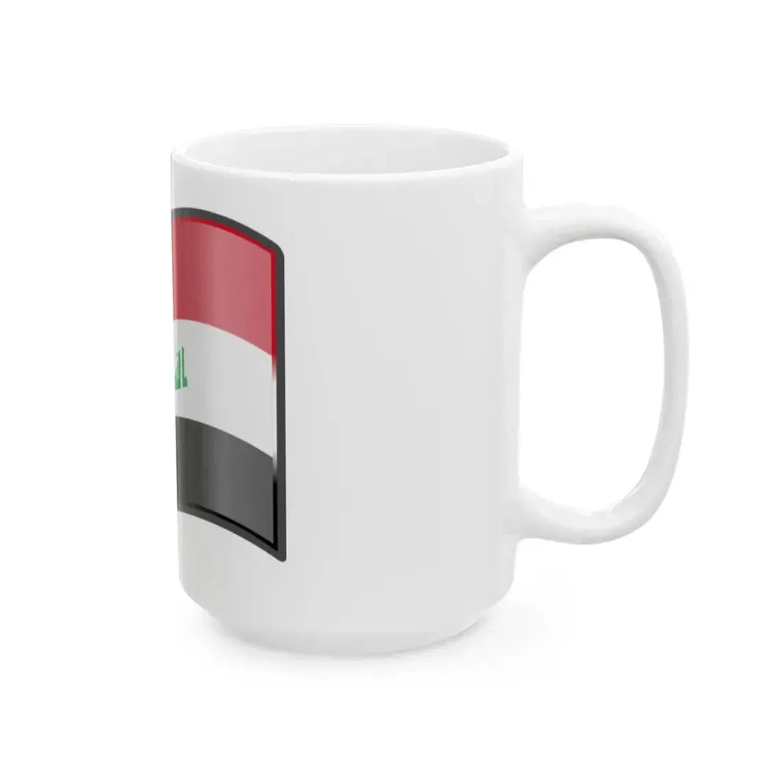 Nuvola Iraqi flag (Iraq) White Coffee Mug - Go Mug Yourself