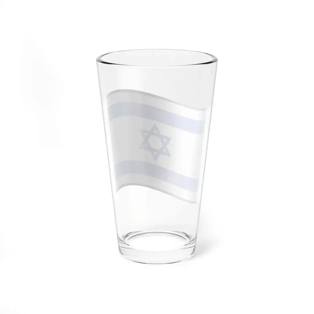Nuvola Israeli flag (Israel) Pint Glass 16oz - Go Mug Yourself