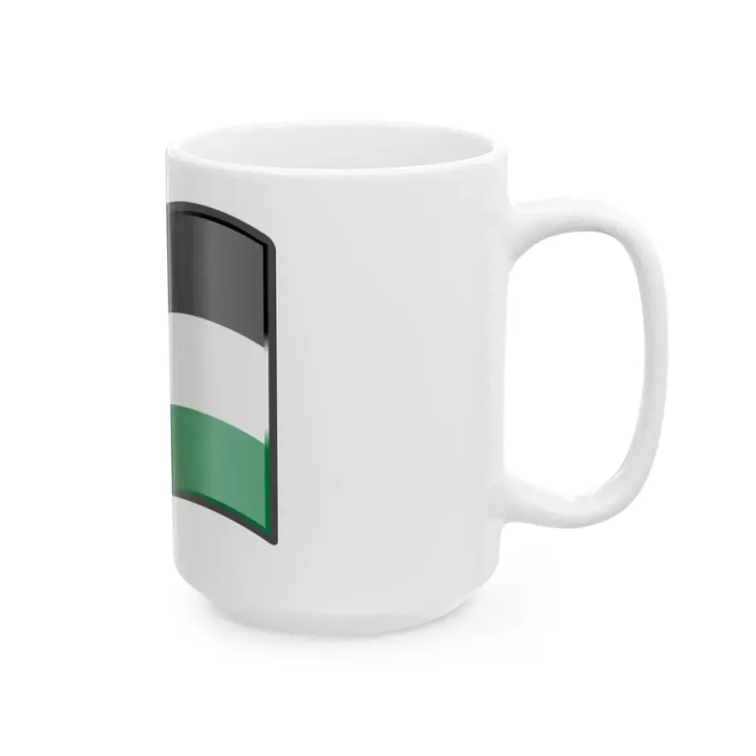 Nuvola Jordan flag (Jordan) White Coffee Mug - Go Mug Yourself