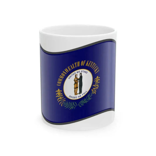 Nuvola Kentucky flag (United States) White Coffee Mug 11oz - Go Mug Yourself