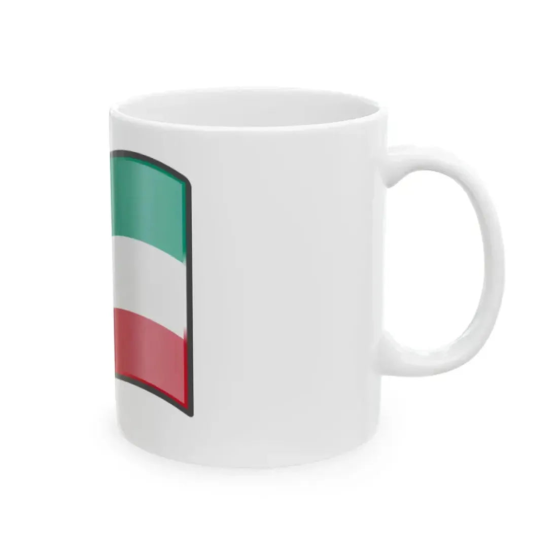 Nuvola Kuwaiti flag (Kuwait) White Coffee Mug - Go Mug Yourself