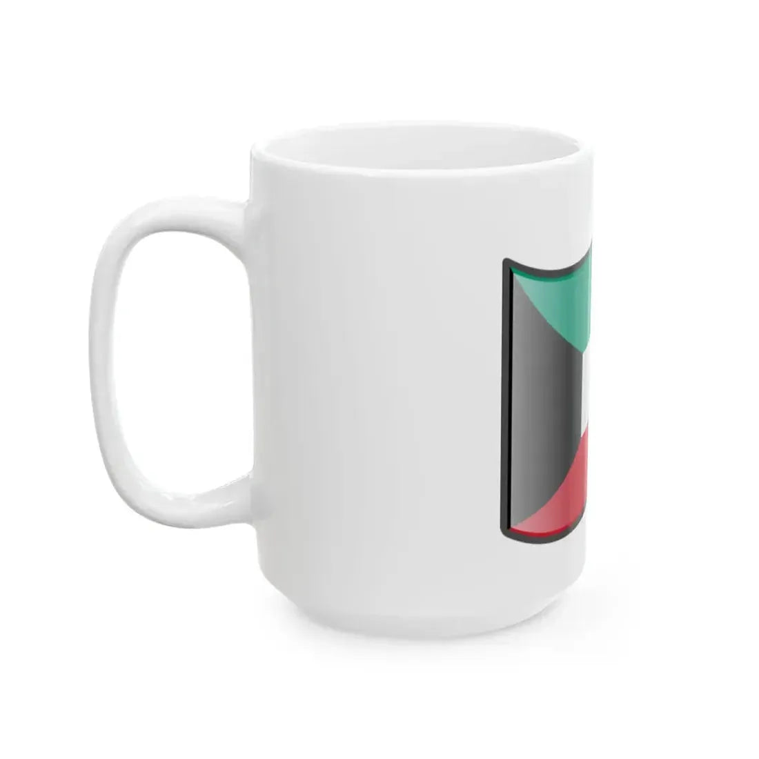 Nuvola Kuwaiti flag (Kuwait) White Coffee Mug - Go Mug Yourself