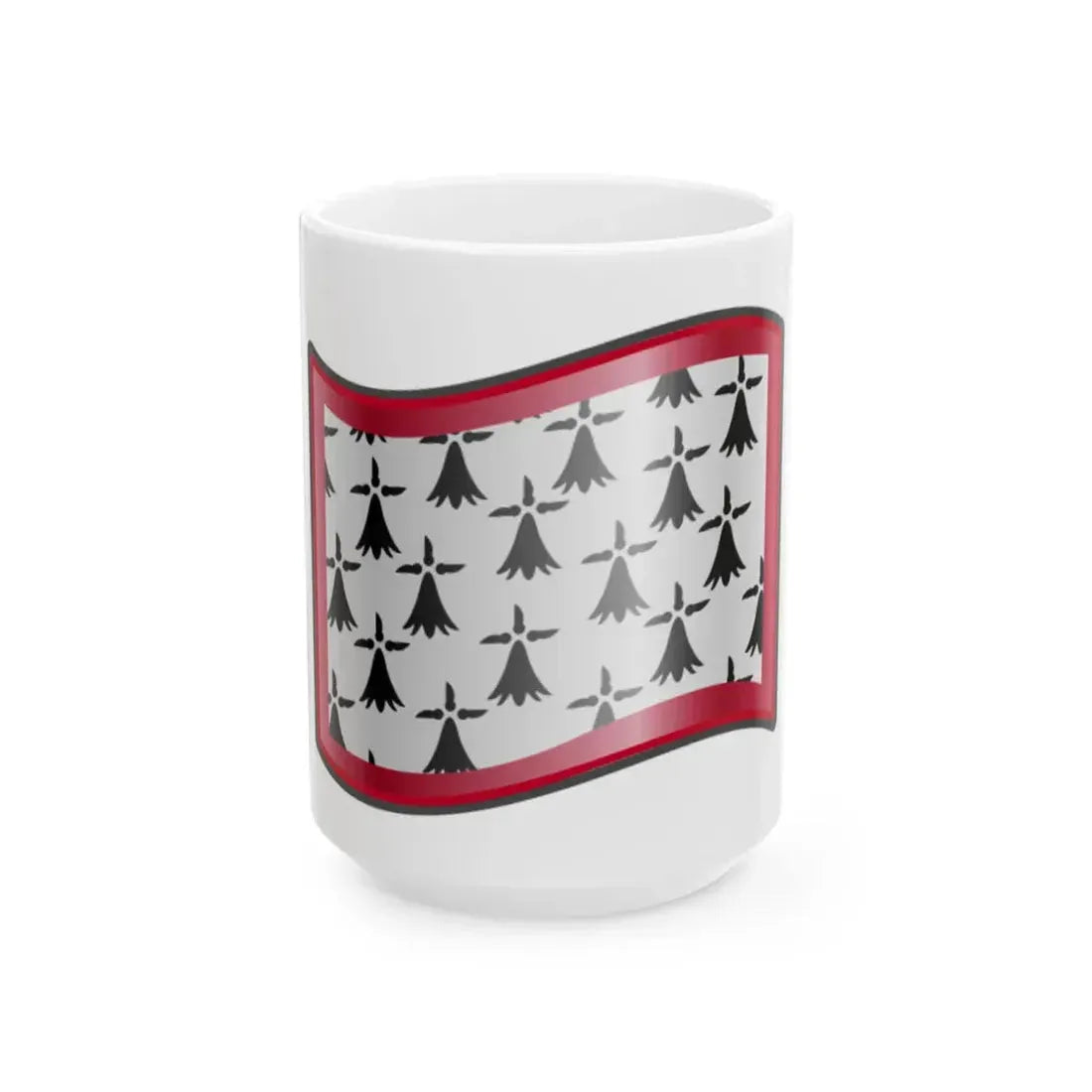 Nuvola Limousin flag (France) White Coffee Mug 15oz - Go Mug Yourself