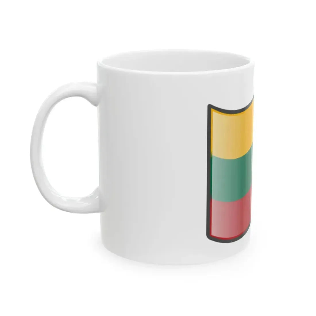 Nuvola Lithuanian flag (Lithuania) White Coffee Mug - Go Mug Yourself