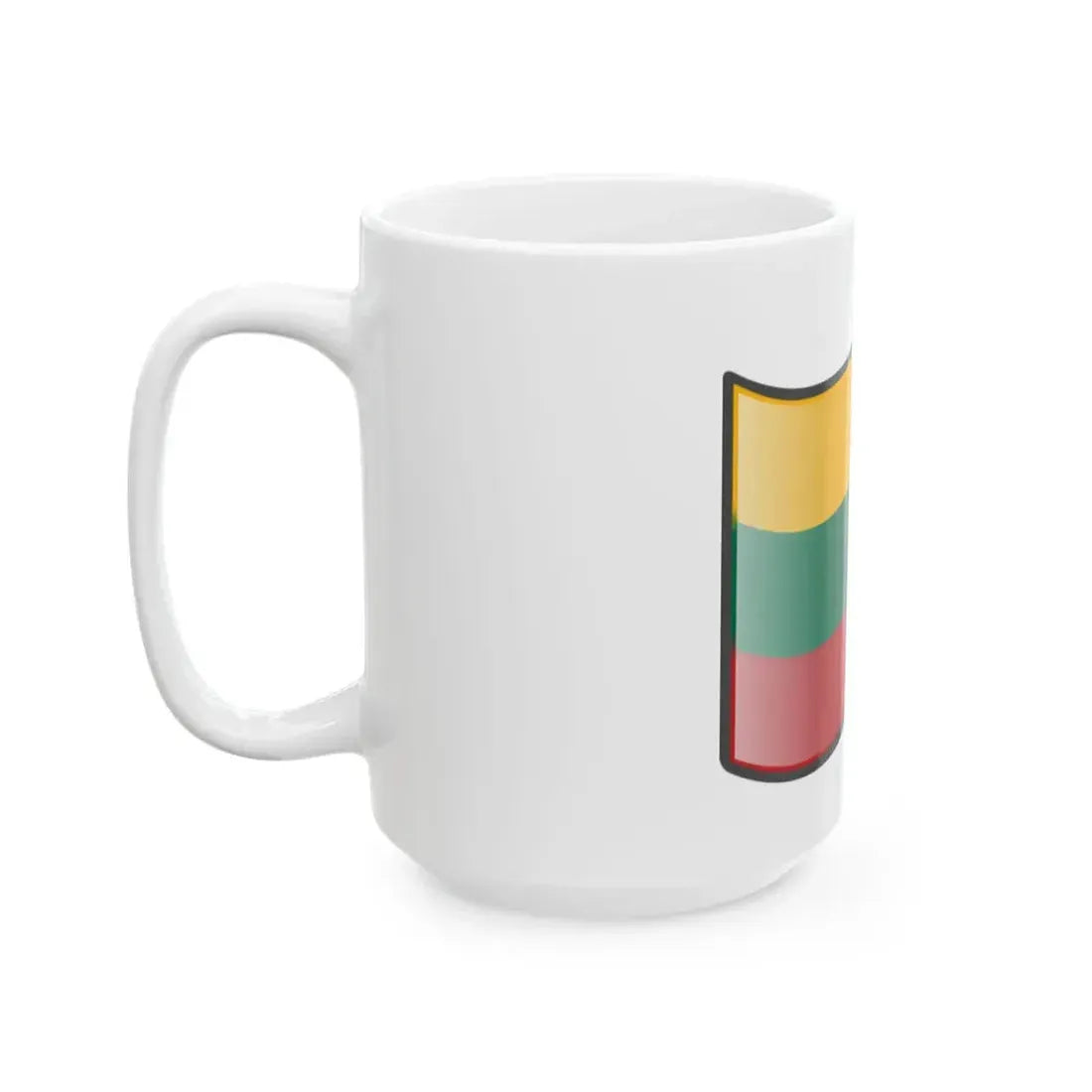Nuvola Lithuanian flag (Lithuania) White Coffee Mug - Go Mug Yourself