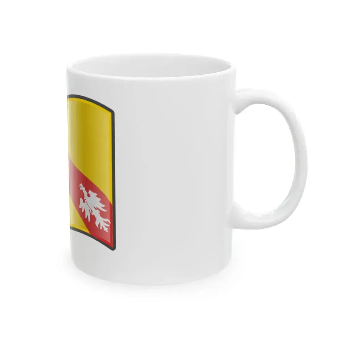 Nuvola Lorraine flag (France) White Coffee Mug - Go Mug Yourself