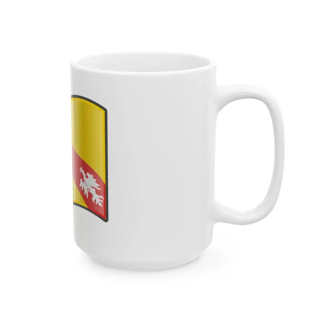 Nuvola Lorraine flag (France) White Coffee Mug - Go Mug Yourself